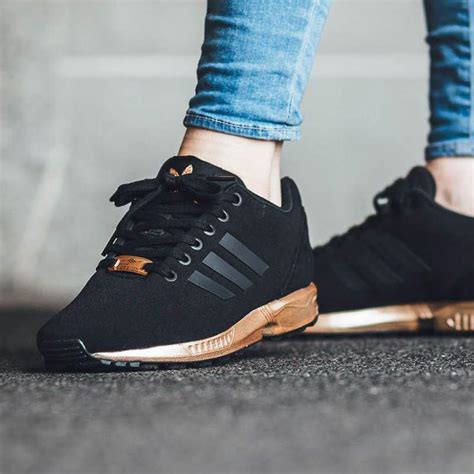 adidas zx flux rose gold.